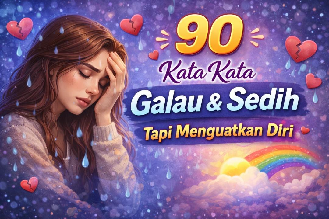 90 Kata Kata Galau & Sedih Tapi Menguatkan Diri